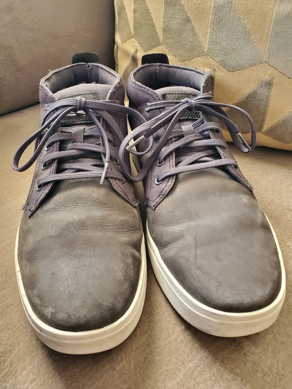 Timberland Men's Davis Square Chukka Shoe Size Mens 12 In Dark Gray